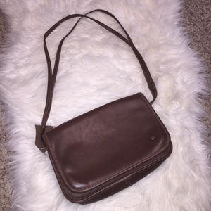 Vintage Lady Atlas Brown Leather Cross Bod…